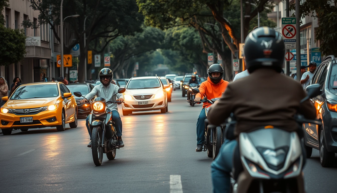 Em BH, motociclistas abrem trânsito para salvar jovem com in